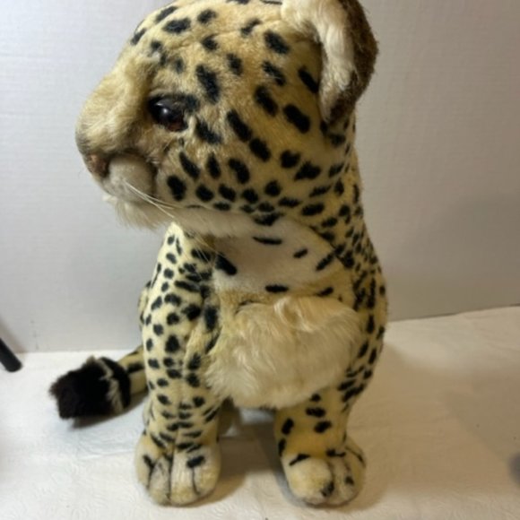 VTG 17" Sitting Chetah Stuffed Animal Applause by Avanti Italy 1983 - Picture 2 of 12